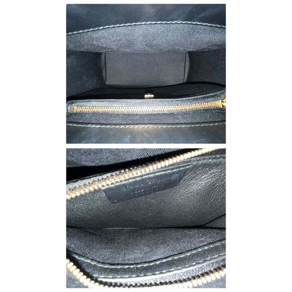 Ferragamo Wicker Top Handle Two-Way Bag - Picture 7 of 9